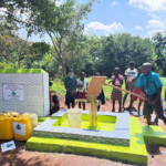Handpump brunn i Uganda